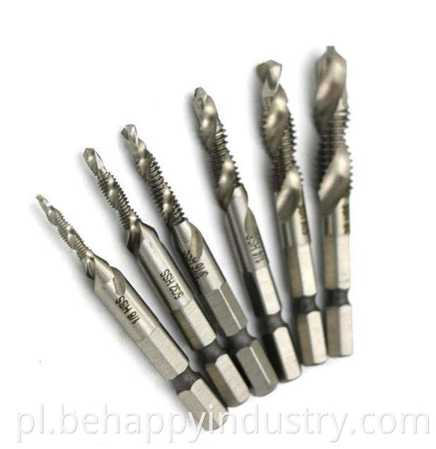 metric thread tap drill bits set